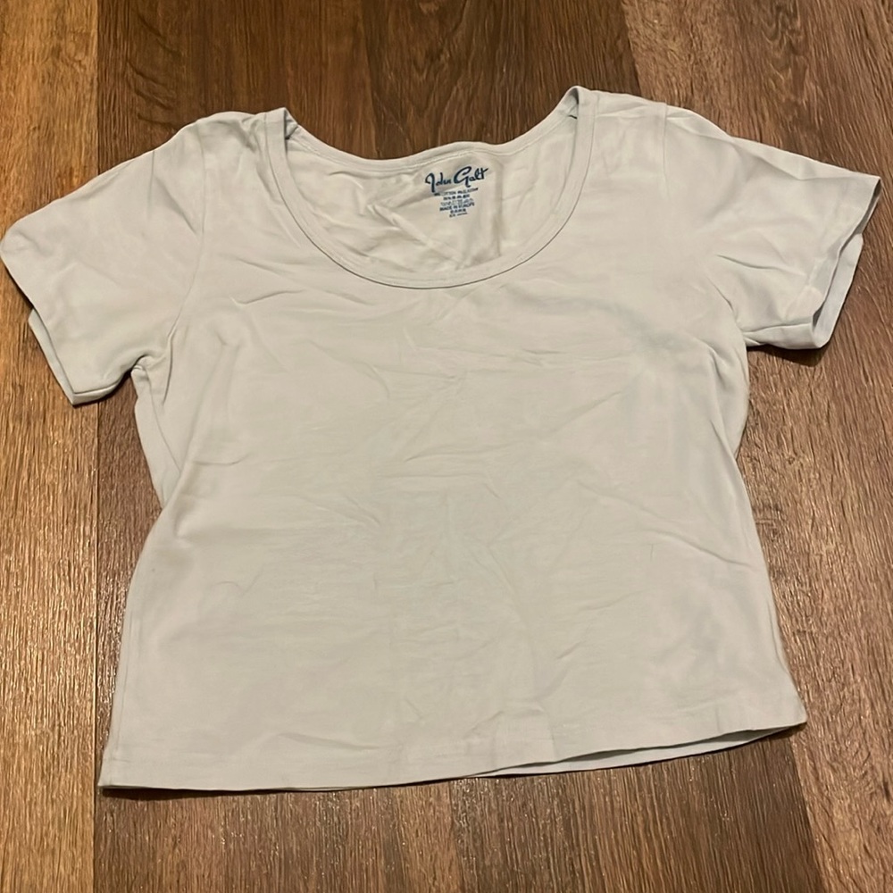 blue baby tee